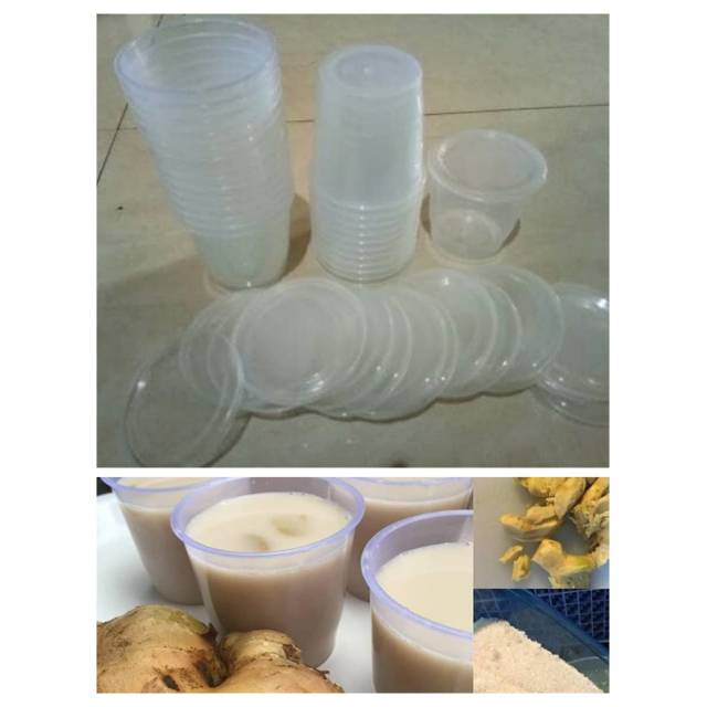 Gelas pudding bahan tebal isi 25pcs