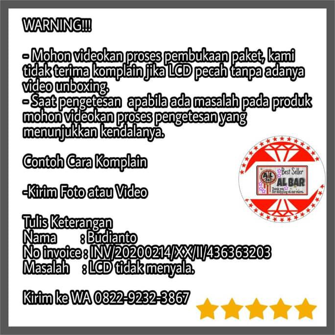 ITERMURAHl 1 SET LCD + Touchscreen Tab Advan Vandroid S7C Layar Original Tablet - Putih ICIQl