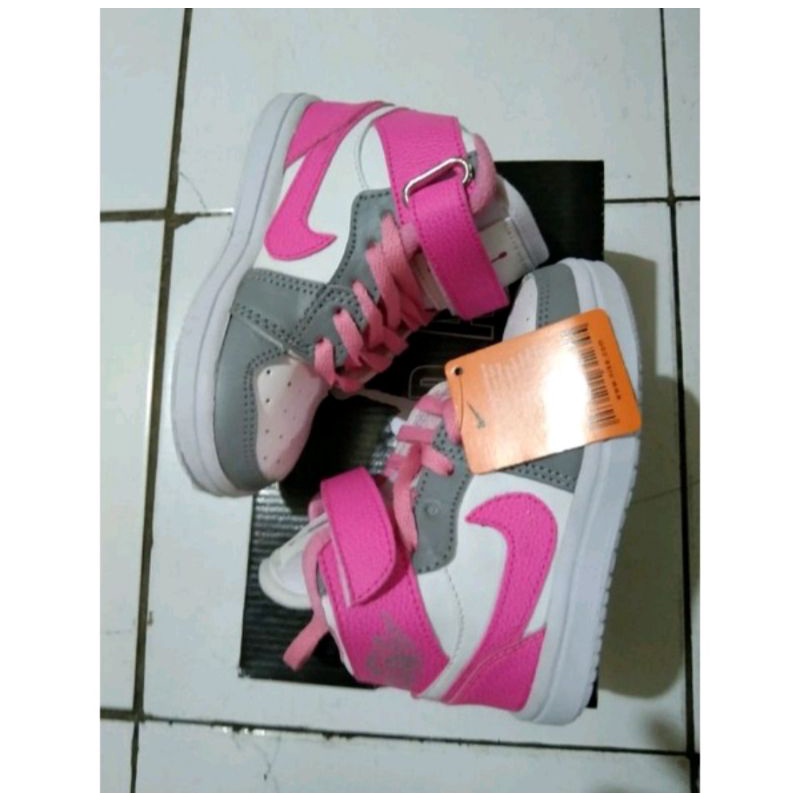 Sepatu anak Nike Air jordan Hight cocok untuk anak usia 1-8 tahun~IMPORT