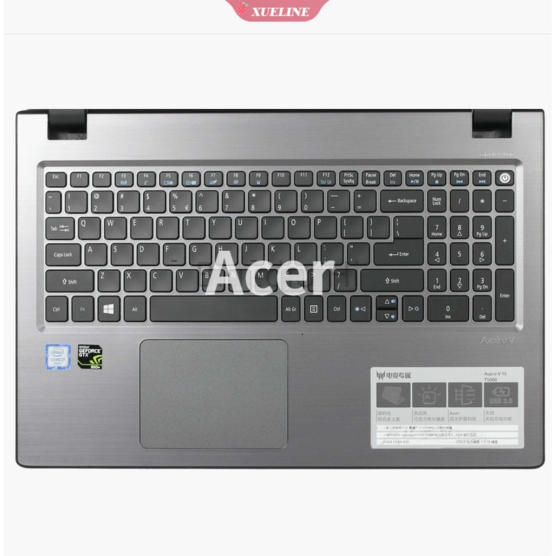 Cover Pelindung keyboard 15.6 inch Bahan Silikon Tahan Air Untuk Acer Aspire e15 E5-573G 532 522 V3-574 F5-572G VN7 000 T25L () / / / 000