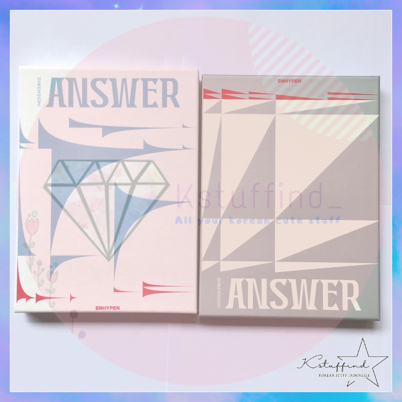 [kstuffind] OFFICIAL ENHYPEN DIMENSION ANSWER ALBUM ONLY MURAH