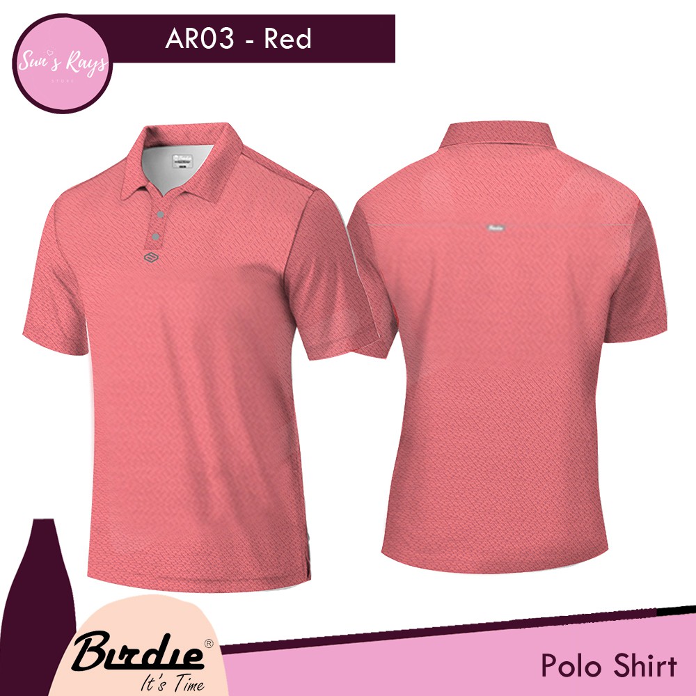 BIRDIE Arena AR03 Golf Shirt Male Kaos Golf Polo Pria Kaos Olahraga Kaos Berkerah Polo Shirt