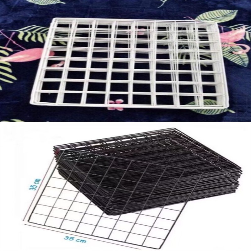 Kandang Hewan Peliharaan / Kandang Anjing / Kandang Kucing / Kandang Hamster Burung Pagar Besi DIY-1*pagar 35*35 cm