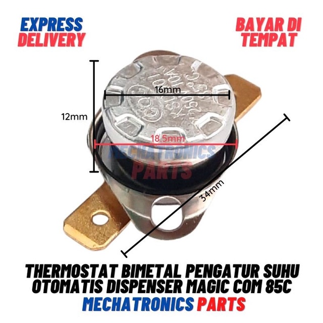 [5799] THERMOSTAT BIMETAL PENGATUR SUHU OTOMATIS DISPENSER MAGIC COM 85C
