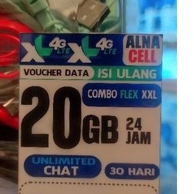 Voucher XL Combo Flexi 20Gb NEW