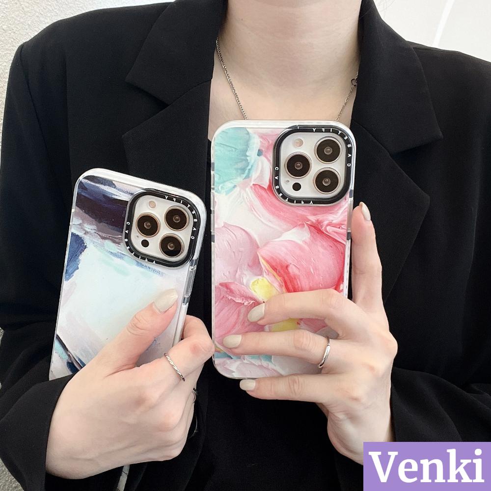 Casing Silikon Iphone 13 Pro Max 12 Pro Max 11 Pro Max Xr Xs Max 7 11 Pro Max Motif Lukisan Cat Air