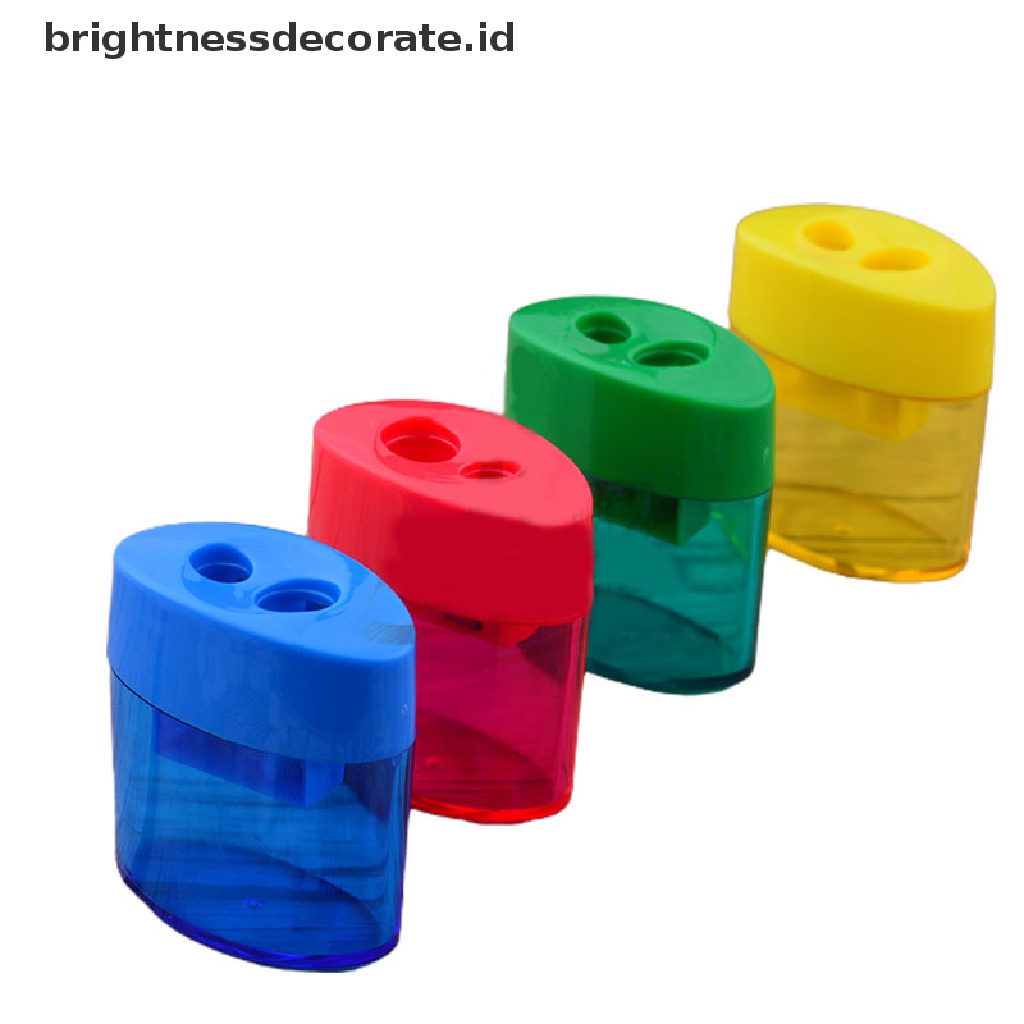 [birth] Double Hole Pencil Sharpener Multi-function Mechanical Pencil Sharpener Office [ID]