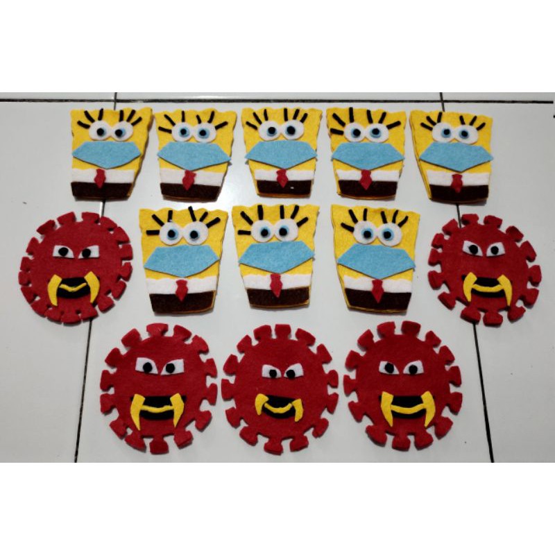 Dompet / Angpao Karakter (Kain Flanel)