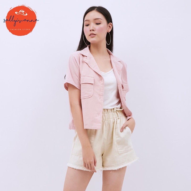 Ella Top - Baju Setelan Wanita / Setelan / Fashion Wanita / Set Wanita / linen