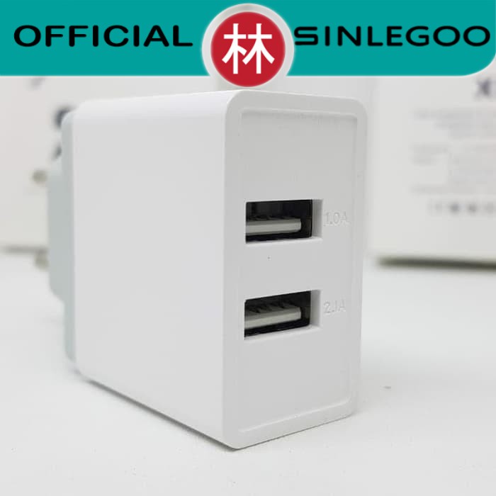 Sinlegoo XH-21 Travel Charger Dual USB Quick Charge 2.1A