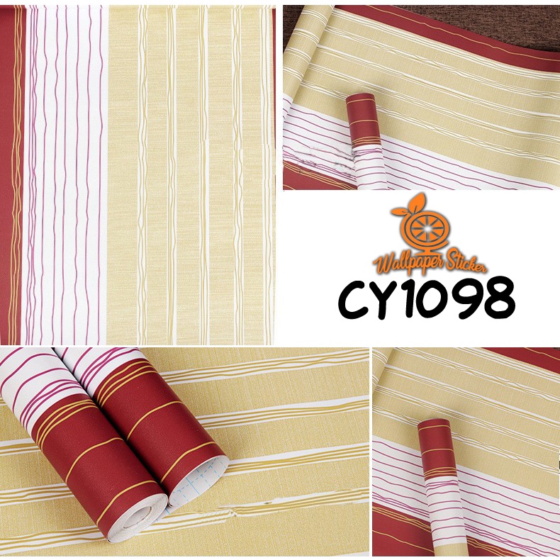 PROMO Wallpaper Stiker Dinding Motif Dan Karakter Premium Quality Size 45cm X 10M CY1098