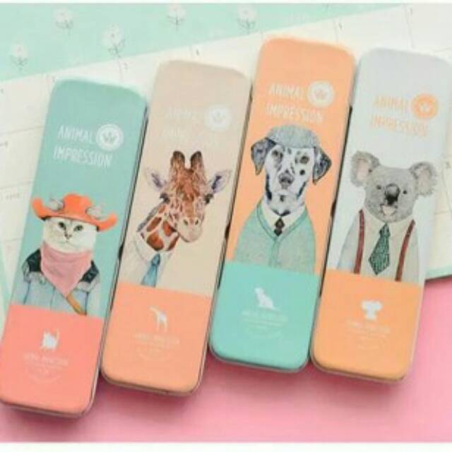 

Tempat Pensil Besi Cute Animal