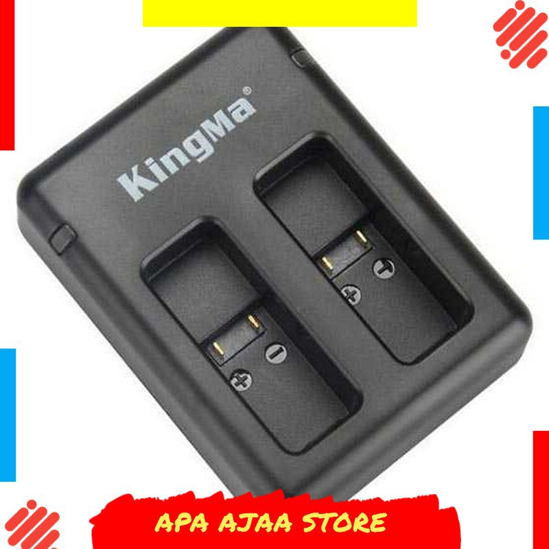 Terlariss !! KingMa Charger Baterai USB Type C 2 Slot GoPro Hero 5/6/7 - BM042