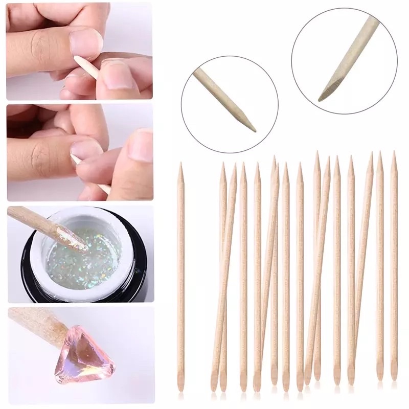 WOODEN STICK KAYU CUTICLE NAIL ART