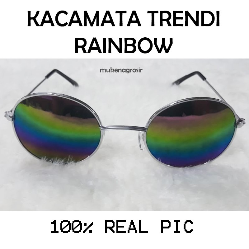 BESTSELLER!!Kacamata Keren / kacamata Gaya / Kacamata Trendy / Rainbow / nastushaa