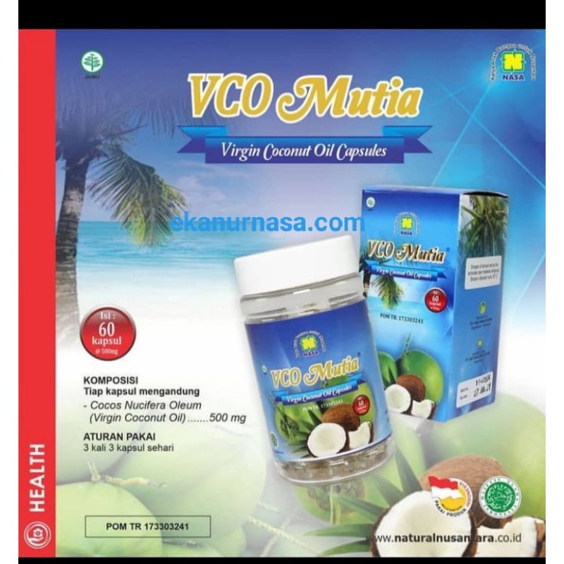 

VCO MUTIA-Virgin Coconut Oil Capsule Nasa