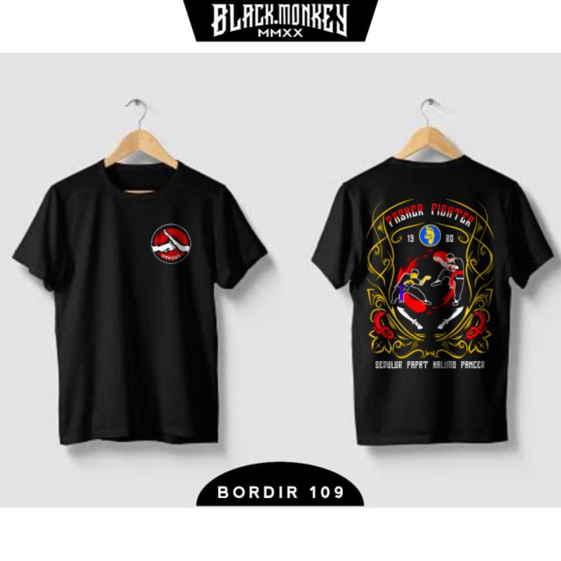 ⚫COD,KAOS BORDIR 109 IKS PI KERA SAKTI. KAOS DISTRO PENCAK SILAT