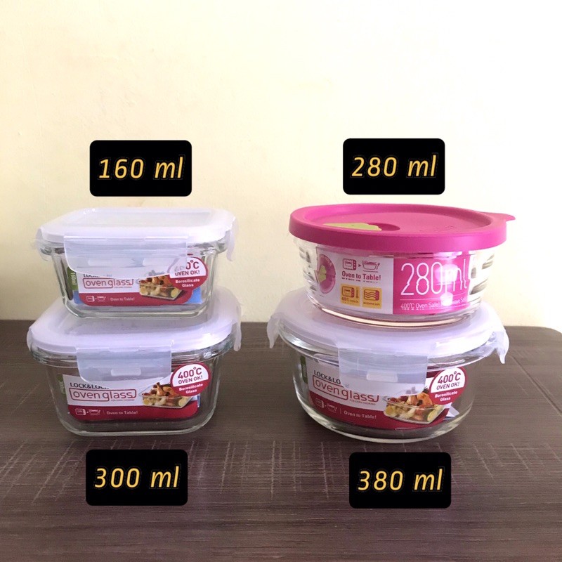 Lock n Lock Baby Food Container SATUAN Borosilicate