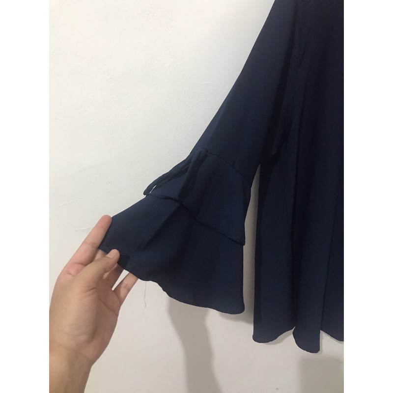 Blouse Biru Dongker