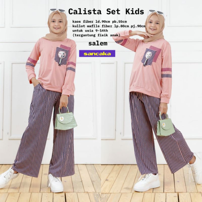 Setelan Anak Calista Set Kids Original by Sancaka