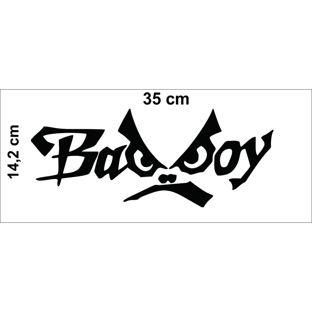 stiker cutting mobil & motor badboy