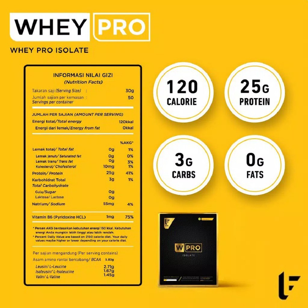 Fitlife Whey Isolate 3.3lbs 1.5kg Wpro iso W Pro Wheypro Fit life Whey Protein