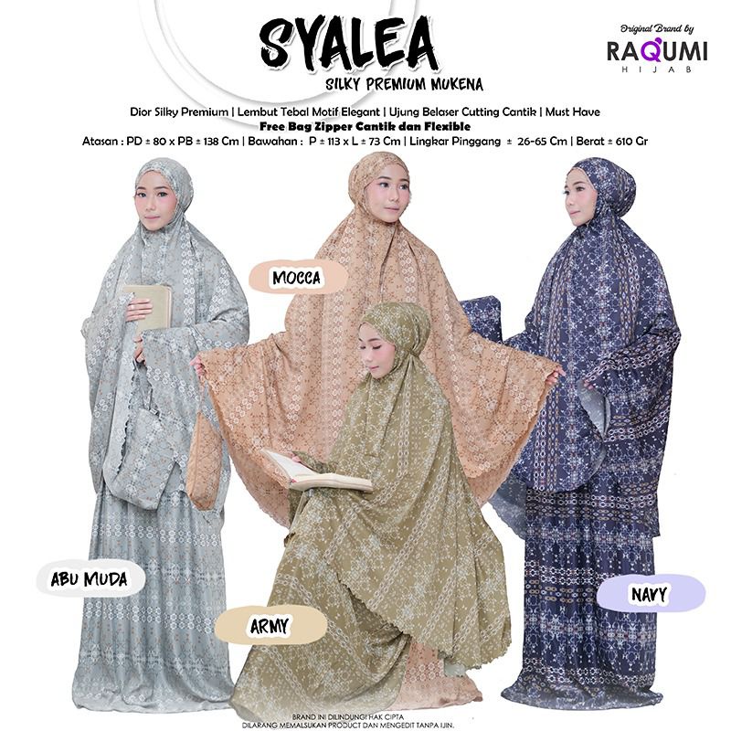 Syalea Silky Premium Mukena By RaQumi Hijab