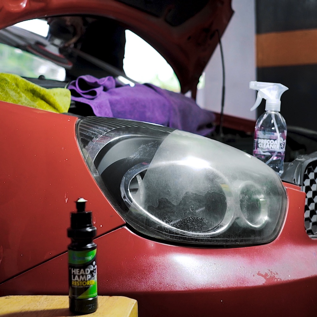 HEADLAMP RESTORER - nanoTECH PROTECTION - HEADLAMP POLISH - HEADLIGHT POLISH - PEMBERSIH MIKA LAMPU MOBIL BURAM - HEADLAMP MOBIL KUSAM - HEADLAMP MENGUNING - POLES HEADLAMP