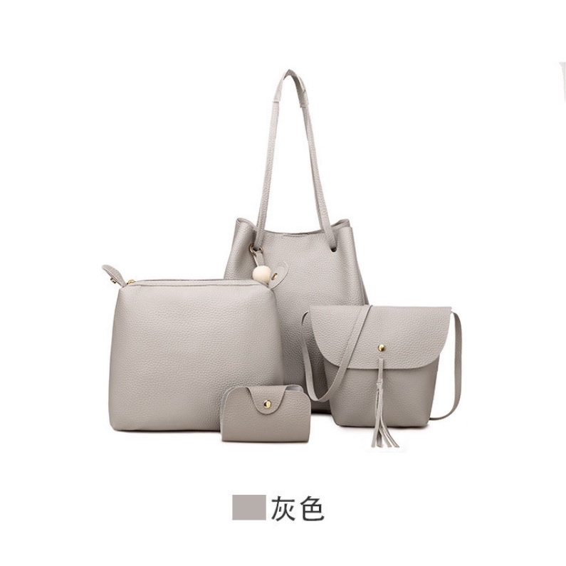 TASHAPPY GT1867 tas SELEMPANG Elegant 4IN1 Multifungsi wanita import model korea supplier tas import