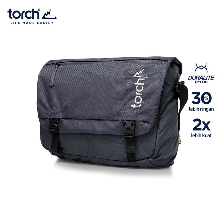TORCH TAS SELEMPANG MESSENGER BAG TACHIKAWA STEEL GREY