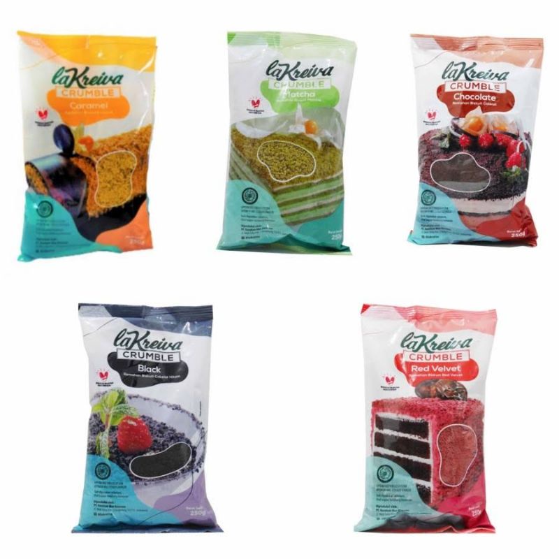 Jual La Kreiva Crumble Lakreiva Crumbs Crumbel 250 gr Remahan Remah