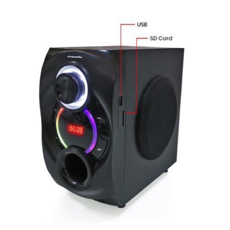 Speaker Bluetooth Simbadda CST 7000N+ Subwoofer Bass Power LED Display