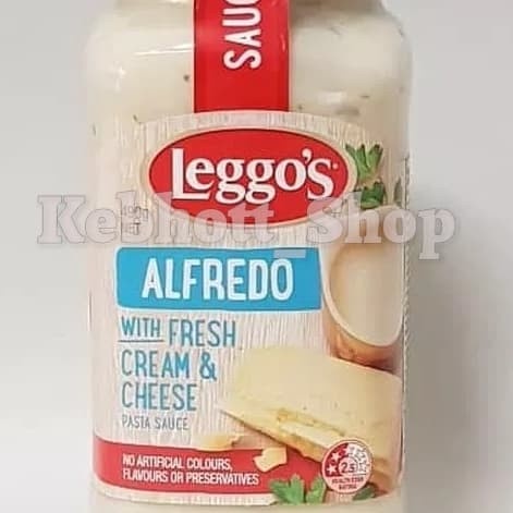 

leggo's leggos pasta sauce alfredo with fresh cream & cheese 490 gr