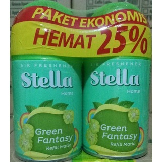 Promo Stella Matic Refill (2 x 225 ml) Air Freshener Paket Ekonomis | Zone Pengharum Udara Matic Refill (2 x 225ml) Dikirim dihari yang sama*