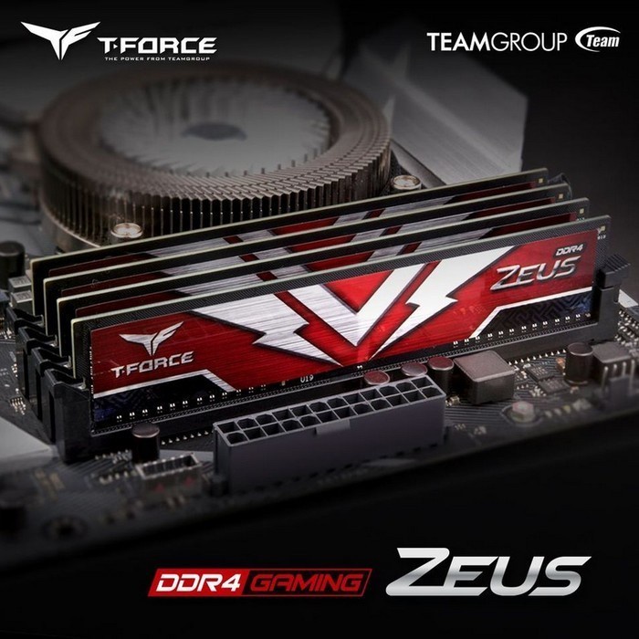 Team T-Force Zeus DDR4PC25600 3200Mhz 8GB (1x8GB)-TTZD48G3200HC2001