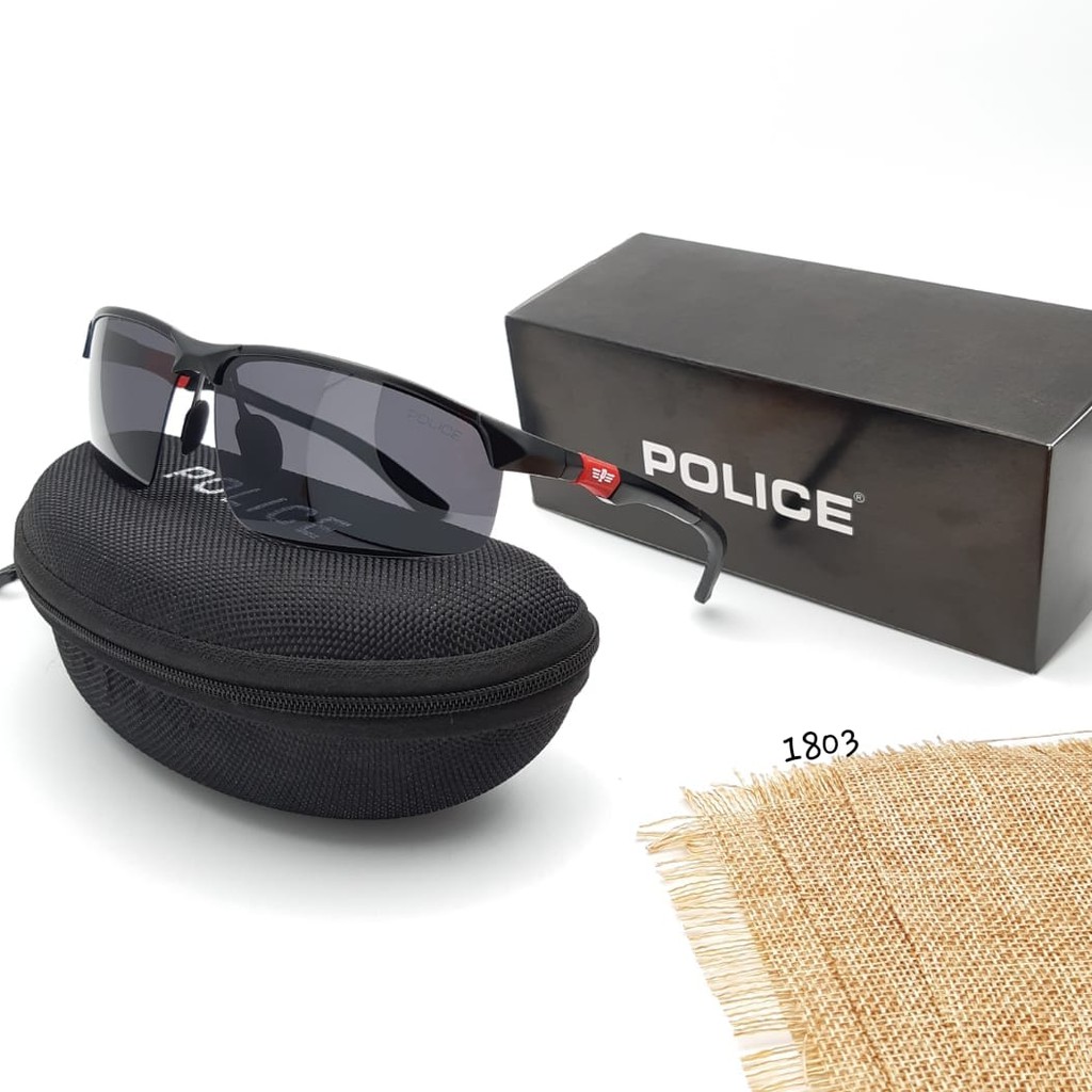 Sunglass Kacamata Sepeda Pria Police A1803 Lensa Anti UV Termurah