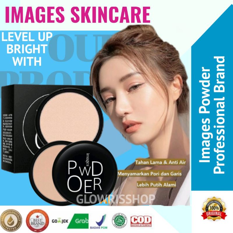 BISA COD - Bedak Padat Images Powder / Bedak Oil Control Images Professional Brand Passed Mineral Po