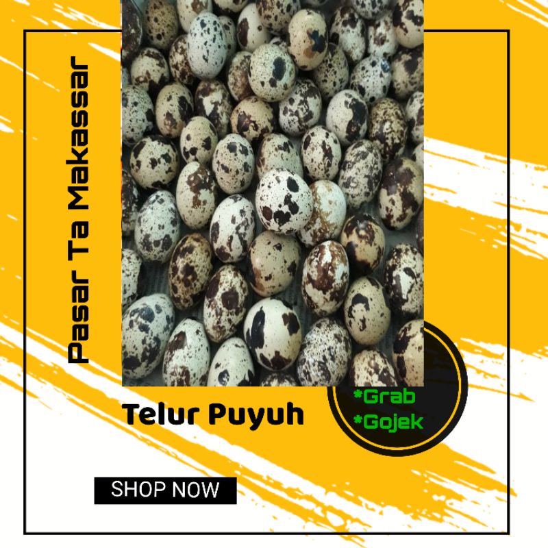 

Telur Puyuh Per Rak / Pasar Makassar