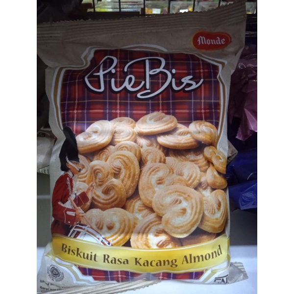 

Monde PieBis Biskuit Rasa Kacang Almond 190 Gram