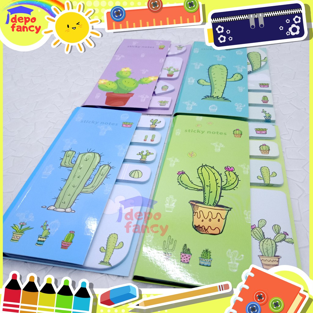 

Memo Stick / Sticky Note / Kertas Memo / Memo Tempel N1041 Kaktus