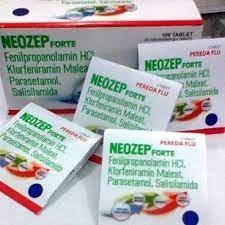 NEOZEP FORTE PER 3 PCS UNTUK DEMAM FLU SAKIT KEPALA HIDUNG TERSUMBAT