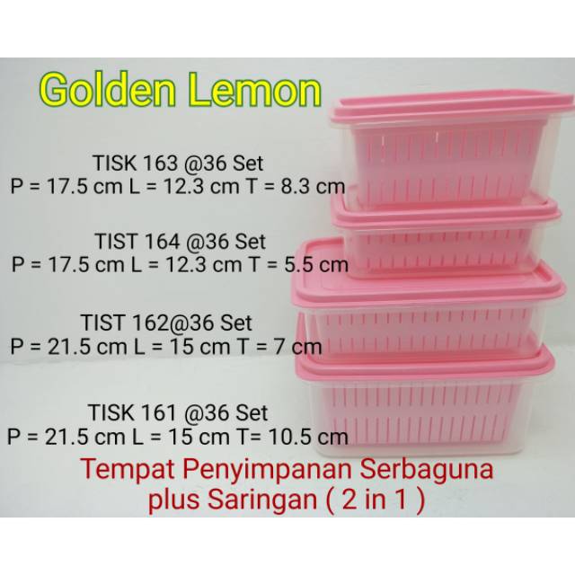 Golden Lemon tempat penyimpanan serbaguna/centraltrenggalek