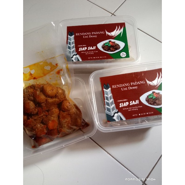 

rendang Padang 500 gram uni dessy