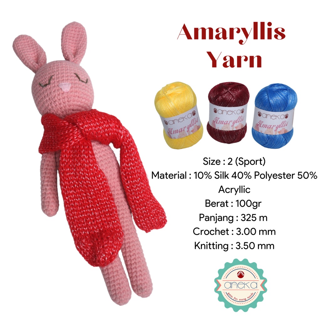 KATALOG - Amaryllis Yarn / Benang Rajut Amaryllis / Amarilis Silk Cotton