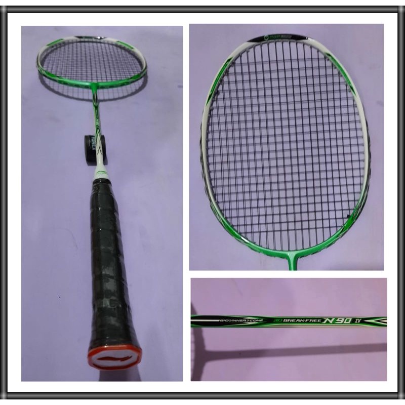 RAKET LN IMPOR PLUS SENAR GRIP TAS BADMINTON