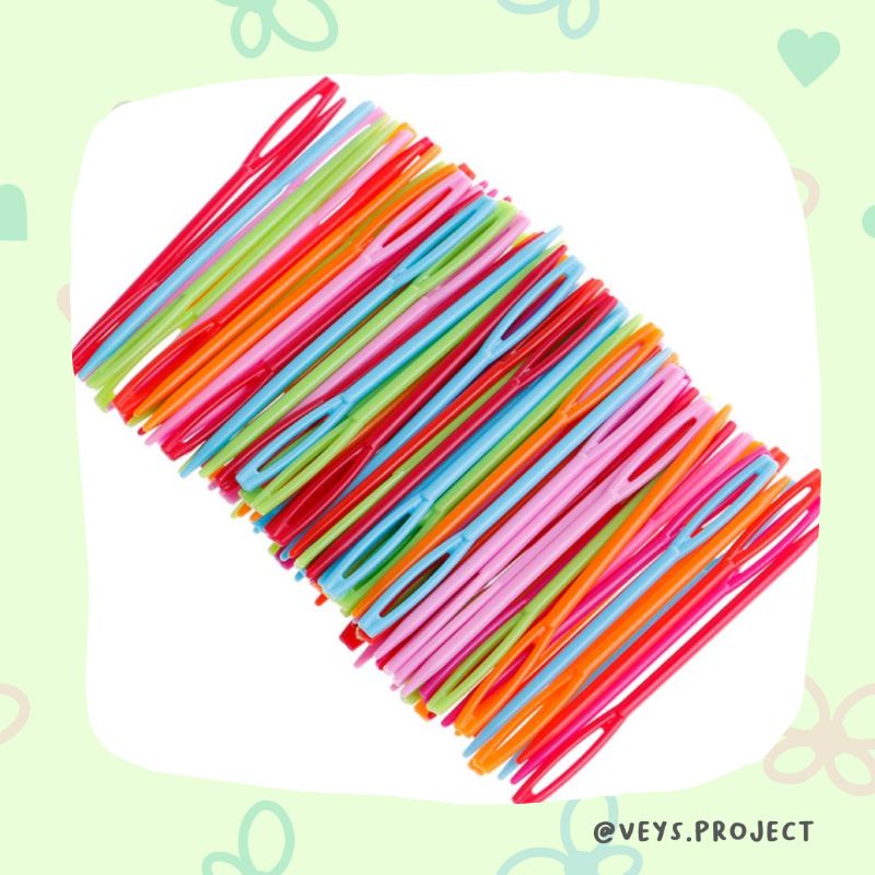 Jarum Rajut Plastik dan Jarum Rajut Besi