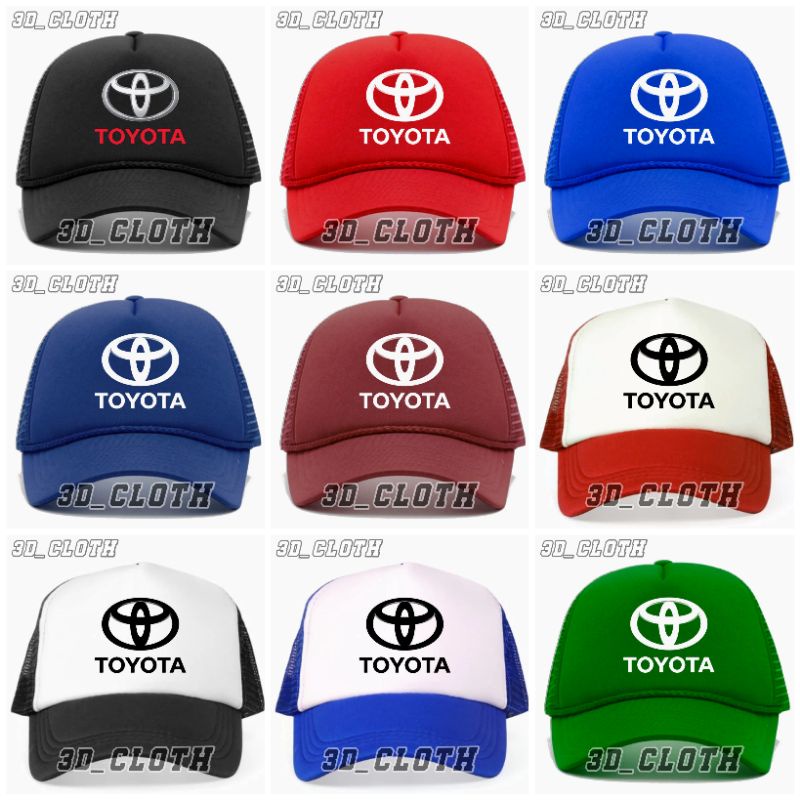 Topi Toyota Trucker Jaring - Topi Toyota