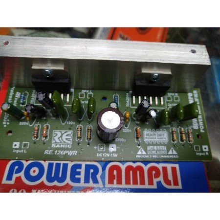 Kit power amplifier tda2004 tda2005 stereo btl