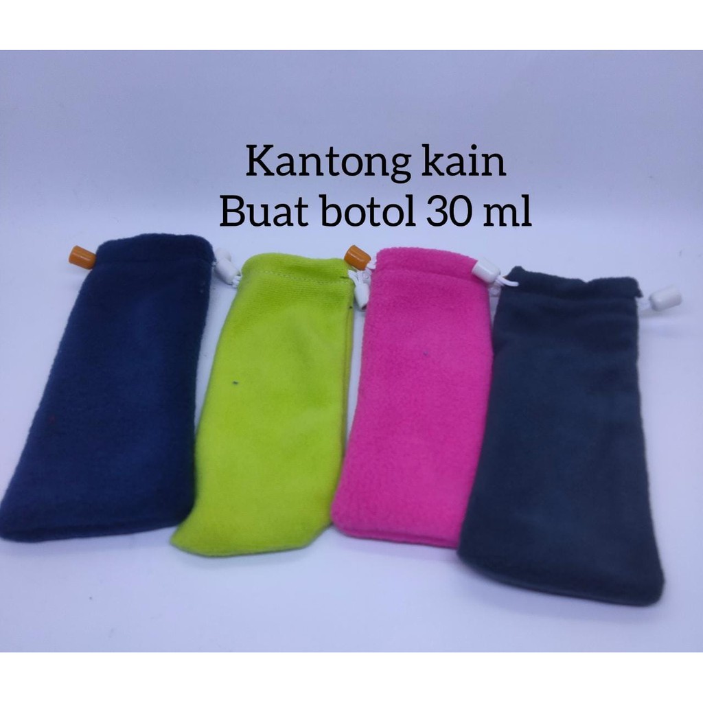 KANTONG BUAT BOTOL PARFUM 30 ML. BAHAN KAIN HARGA PER LUSIN