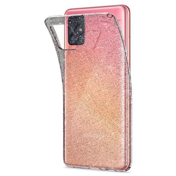 Case Samsung Galaxy A51 / A71 Spigen Liquid Crystal Glitter Sparkling Softcase Casing